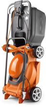 Load image into Gallery viewer, Flymo EasiStore 340R electric wheeled rotary lawnmower 1400W motor