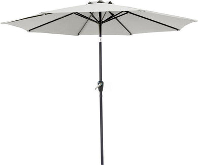 3m Garden Parasol Sun Shade Canopy Patio Outdoor Umbrella - NATURAL