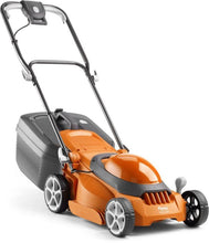 Load image into Gallery viewer, Flymo EasiStore 340R electric wheeled rotary lawnmower 1400W motor