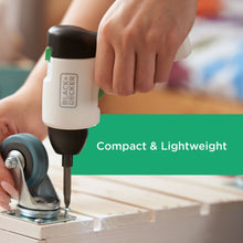 Load image into Gallery viewer, B&amp;D Black+Decker Cordless Screwdriver Reviva 3.6V Li-ion 1.5Ah REVSD4C
