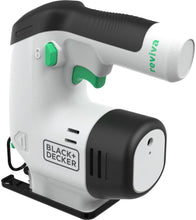 Load image into Gallery viewer, New Black+Decker Reviva Cordless Jigsaw 12V 1.5Ah Integral Battery REVJ12C-GB