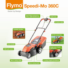 Load image into Gallery viewer, Flymo Speedi-Mo 360C - Electric Corded Rotary Lawn Mower