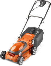 Load image into Gallery viewer, Flymo EasiStore 340R electric wheeled rotary lawnmower 1400W motor