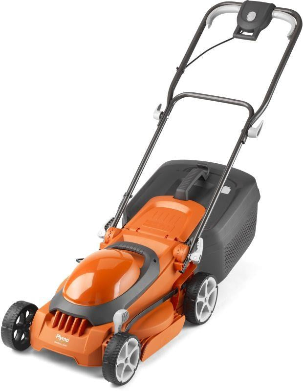 Flymo EasiStore 340R electric wheeled rotary lawnmower 1400W motor