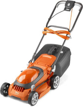 Load image into Gallery viewer, Flymo EasiStore 340R electric wheeled rotary lawnmower 1400W motor