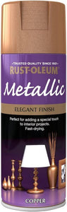 1 x 400ml Rust-Oleum Metallic Multi-Purpose Spray Paint Elegant Metallic Copper