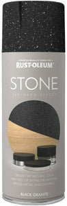 Rust-Oleum Stone Textured Spray Paint in Granite Stone Pebble Bleached Forest ..