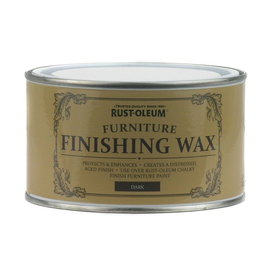 400ml Rust-Oleum Furniture Dark Finishing Wax Chalky Chalk Vintage Shabby Chic