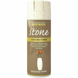 Rust-Oleum Stone Textured Spray Paint in Granite Stone Pebble Bleached Forest ..