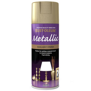 Rust-Oleum Gold effect Multi-surface Spray paint 400ml