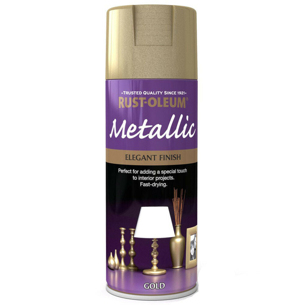 Rust-Oleum Gold effect Multi-surface Spray paint 400ml
